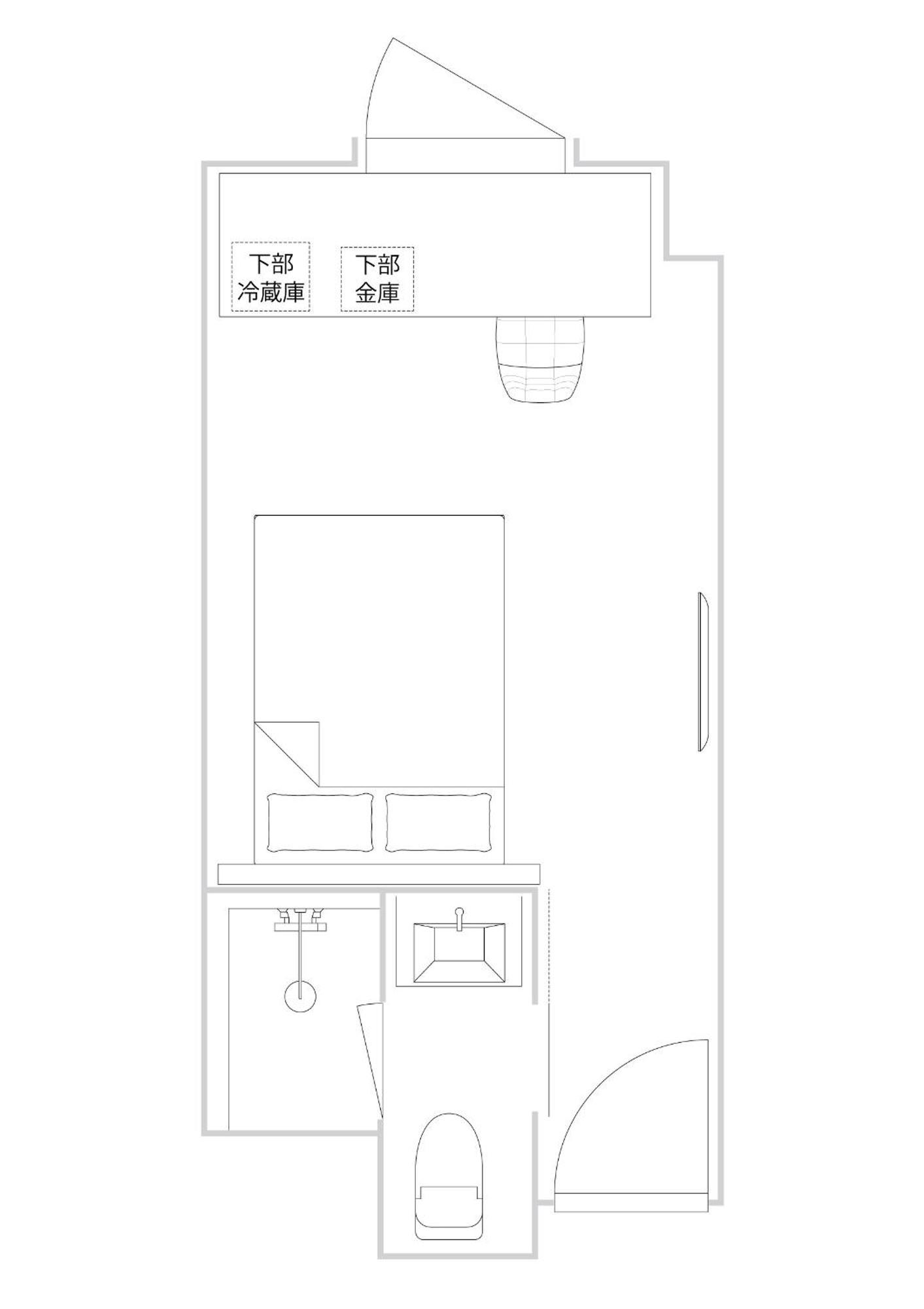 Cross Life Hakata Yanagibashi Hotel Fukuoka  Room photo
